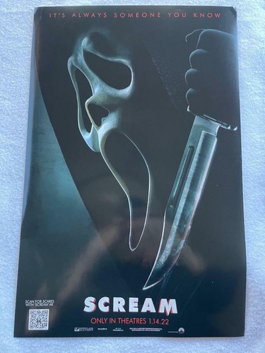 Scream x17 original promo - 11"x17",