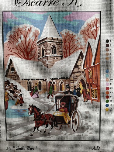 Printed needlepoint gobelin - printed,