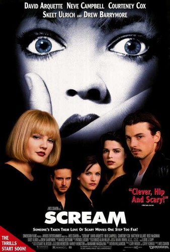 Scream movie poster 27x40 - poster, drew
