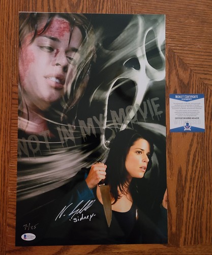 Neve campbell signed scream - signed,