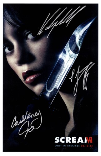Scream signed poster - poster, 11x17