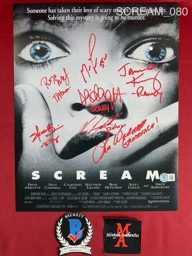 Scream cast signed 11x14 photo