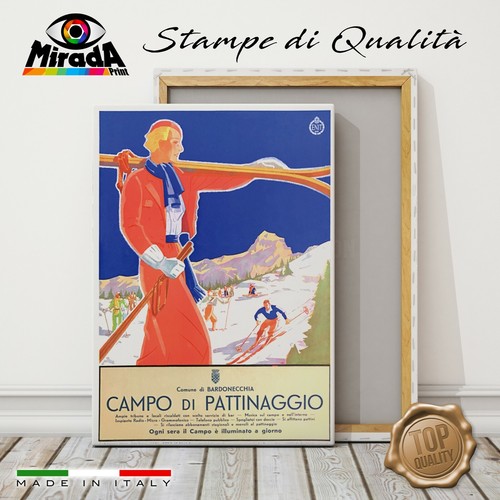 Quadro vintage bardonecchia - quadro,