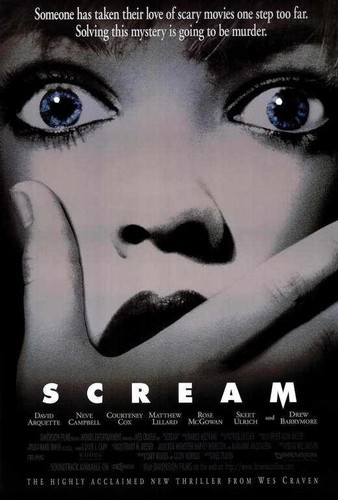 Scream movie poster 27x40 - scream,